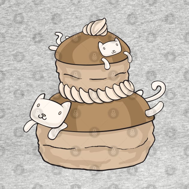 Religieuse Kitties - French Pastry Cats by 5sizes2small